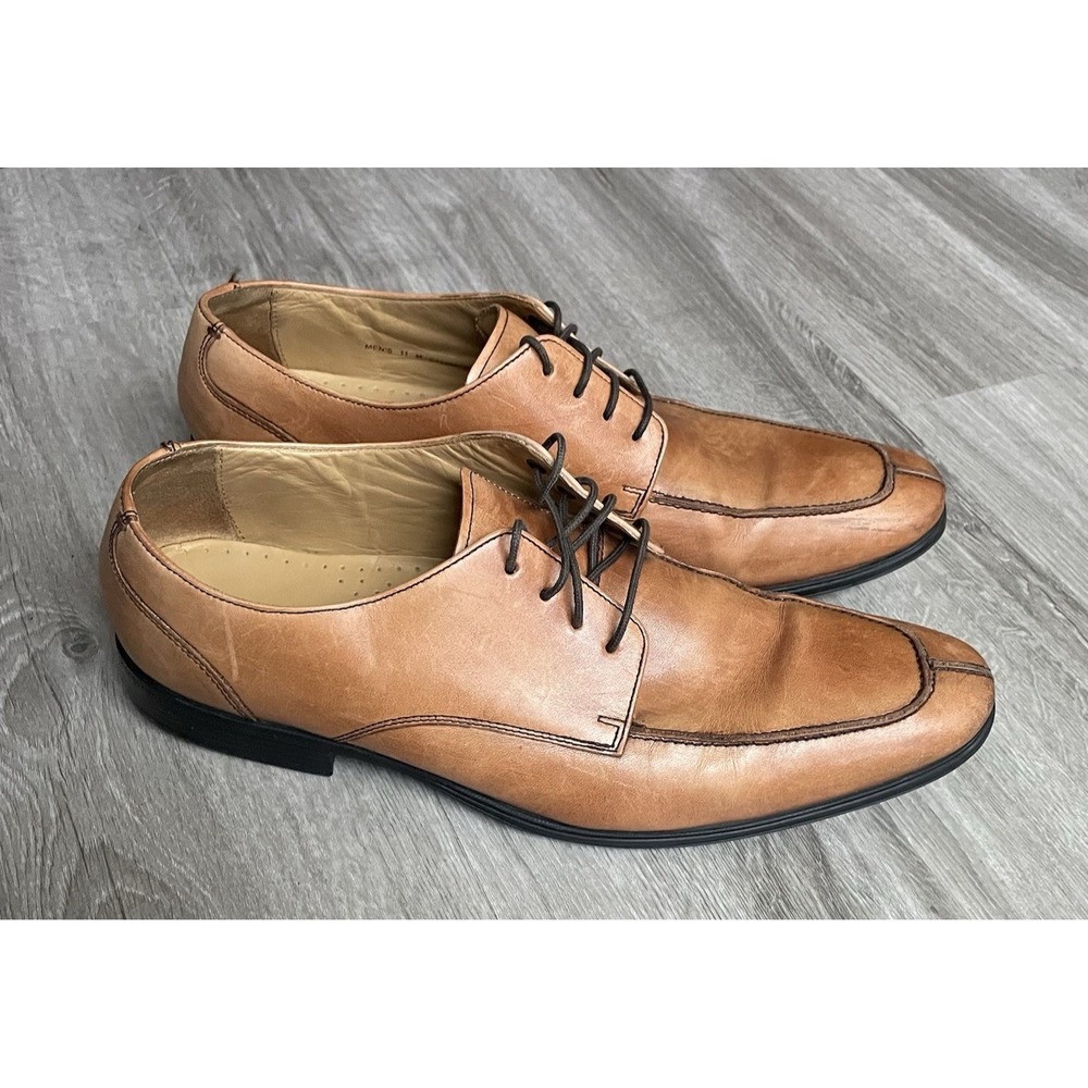 Cole Haan Men's Size 11M Tan Leather Derby Shoes